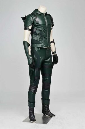 Arrow 4 Oliver Queen Green Arrow Cosplay Costume