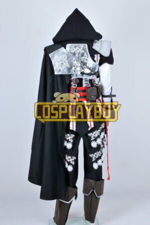 Assassins Creed II Cosplay Ezio Black Uniform