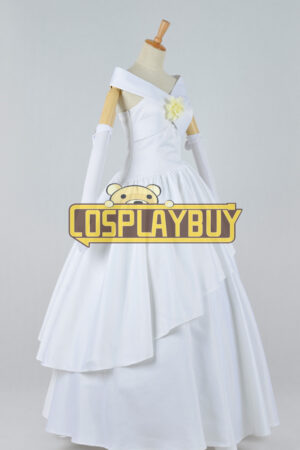Attack on Titan Cosplay Mikasa Ackerman Wedding Dress