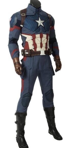 Avengers: Endgame Captain America Steve Rogers Cosplay Costume Version 2
