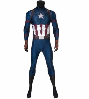 Avengers: Endgame Captain America Steve Rogers Jump Cosplay Costume