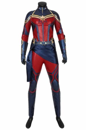 Avengers: Endgame Carol Danvers Captain Marvel Cosplay Costume Version 2