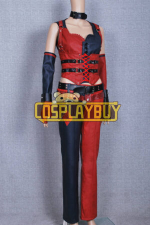 Batman Costume Harley Quinn Leather Uniform