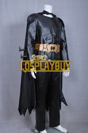 Batman The Dark Knight Bruce Wayne Leather Uniform Costume