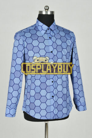 Batman The Joker Blue Hexagon Shirt