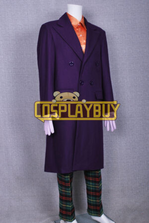 Batman The Joker Purple Trench Coat Costume