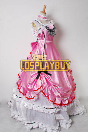Black Butler Cosplay Ciel Phantomhive Pink Dress