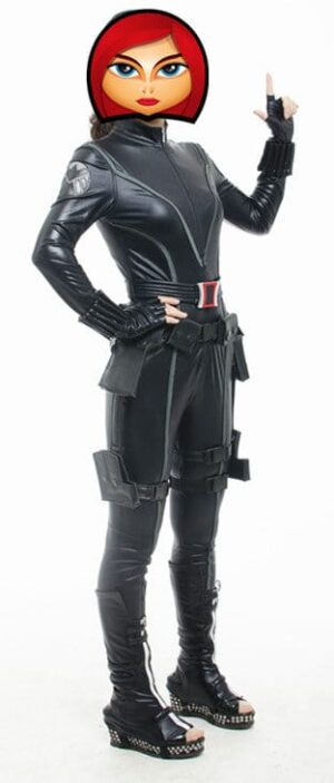 Captain America: The Winter Soldier Black Widow Cosplay Costume