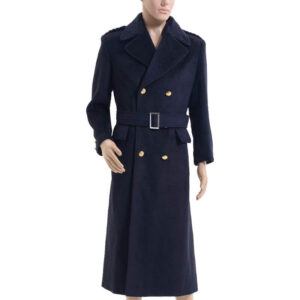 Captain Jack Harkness Trench Coat Doctor Who Navy Wool Coat Jacket
