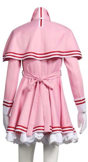 Cardcaptor Sakura: Clear Card Sakura Kinomoto Pink Dress Cosplay Costume