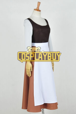Cinderella Cosplay Gray Girl Maid Dress