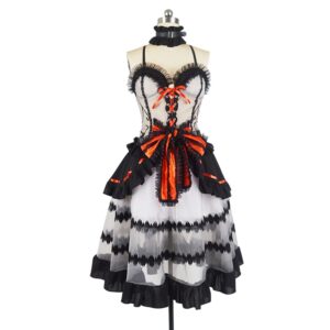 Date A Live Kurumi Tokisaki Dress Cosplay Costume
