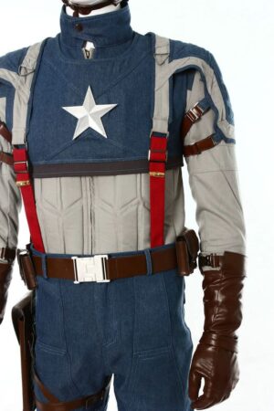 Deluxe Captain America: The First Avenger Cosplay Costume