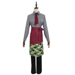 Demon Slayer Giyu Tomioka Cafe Cosplay Costume