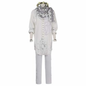 Disney Twisted Wonderland Savanaclaw Ruggie Bucchi White Cosplay Costume