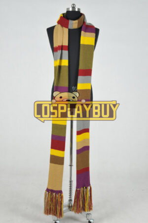 Doctor Who 4th Dr Scarf Fourth Tom Baker