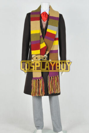 Doctor Who 4th Dr Tom Baker Daily Suit With Scarf