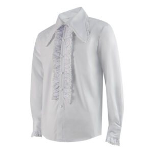 Doctor Who Shirt Third 3rd Doctor Frilled Shirt Cosplay Costume