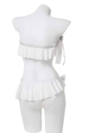Fate/Grand Order Abigail Williams White Swim Cosplay Costume