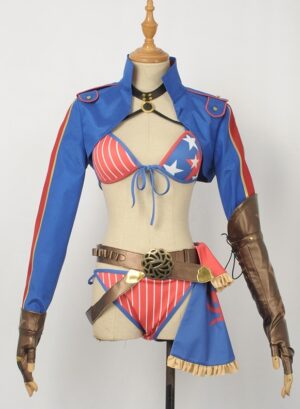 Fate/Grand Order Miyamoto Musashi Swim Cosplay Costume