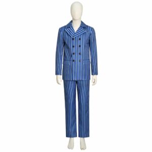 Fifth Doctor Blue Uniform Suit 15th Doctor New Look 60s Cosplay Costume