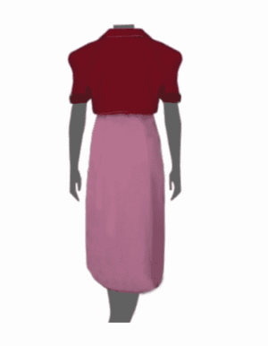 Final Fantasy VII 7 Aerith Cosplay Costume