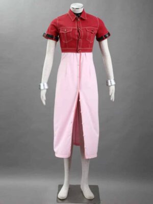 Final Fantasy VII 7 Aerith Gainsborough Cosplay Costume