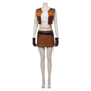 Final Fantasy VII Remake Kyrie Canaan Tifa Lockhart Cowboy Cosplay Costume
