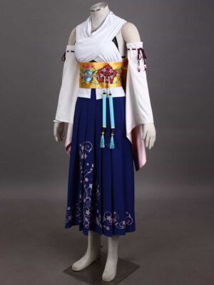 Final Fantasy X 10 Yuna Cosplay Costume