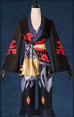 Final Fantasy XIV: A Realm Reborn Lord's Yukata (Blackflame) Cosplay Costume