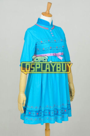 Frozen Cosplay Elsa Children Dress Blue New