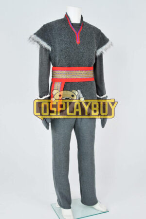 Frozen Cosplay Kristoff Gray Uniform