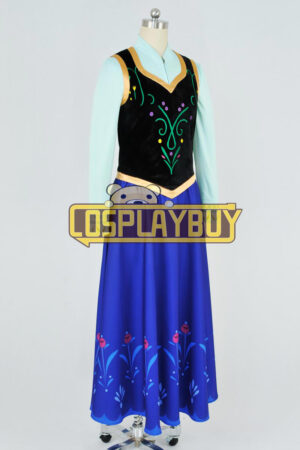 Frozen Cosplay Princess Anna Dress