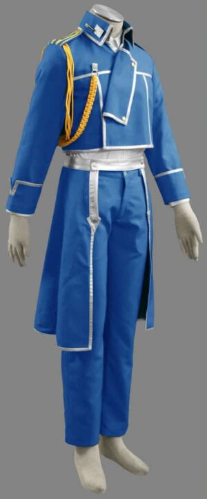 Fullmetal Alchemist Roy Mustang Military Cosplay Costume