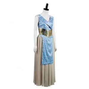 Game Of Thrones Mother of Dragon Daenerys Targaryen Blue Cosplay Costume
