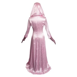 Game Resident Evil Moth Lady Barbie Pink Dress Cosplay Costume -Coshduk