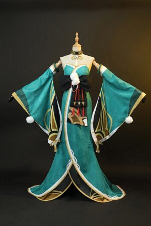 Genshin Impact Ms Hina Gorou Female Version Cosplay Costume