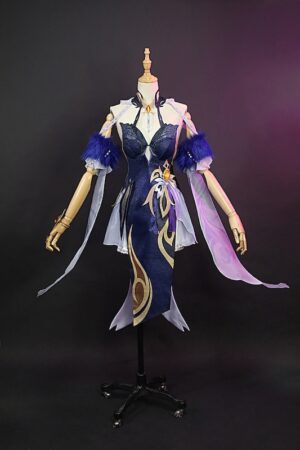 Genshin Impact Ningguang Cheongsam Cosplay Costume