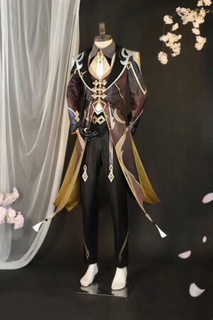 Genshin Impact Zhongli Cosplay Costume