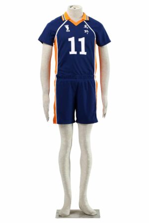 Haikyuu!! Kei Tsukishima Karasuna High School NO. 11 Sports Uniform Cosplay Costume