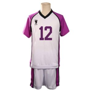 Haikyuu!! Shiratorizawa Academy Taichi Kawanishi No. 12 Cosplay Costume