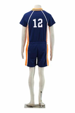 Haikyuu!! Tadashi Yamaguchi Karasuna High School NO. 12 Sports Uniform Cosplay Costume