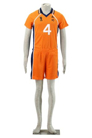 Haikyuu!! Yu Nishinoya Karasuna High School NO. 4 Sports Uniform Cosplay Costume
