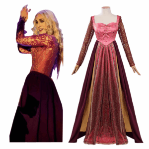 Hocus Pocus 2 Sarah Sanderson Cosplay Costume Dress