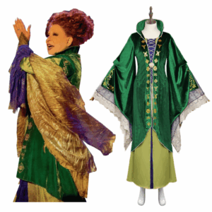 Hocus Pocus 2 Winifred Sanderson Cosplay Costume Dress