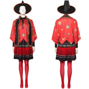 Hocus Pocus-Dani Dennison Cosplay Costume Skirt Hat