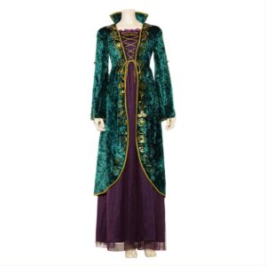 Hocus Pocus Winifred Sanderson Cosplay Costume Dress Uniform