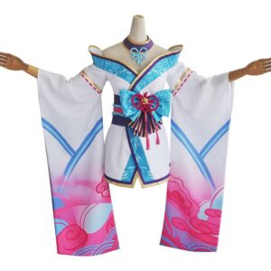 League of Legends LOL Ahri Spirit Blossom Version Cosplay Costume