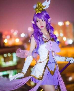League of Legends LOL Star Guardian Jann The Storm's Fury Cosplay Costume