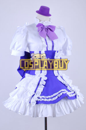 Macross Frontier Cosplay Sheryl Nome Purple Dress